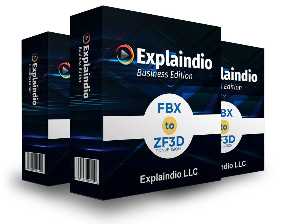 3D Object Converter for Explaindio one-time